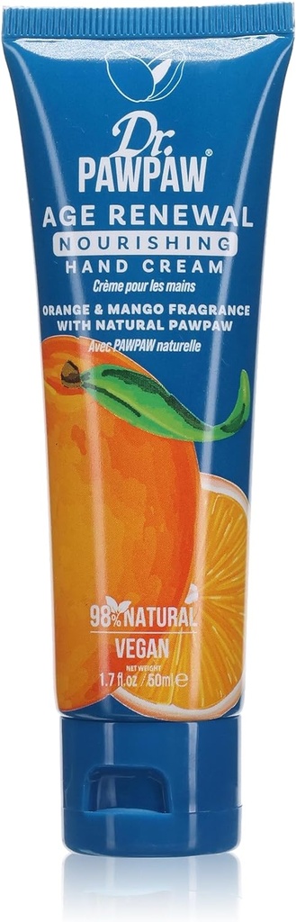 Dr.pawpaw Age Renewal Nourishing Hand Cream Orange And Mango Fragrance 50ml