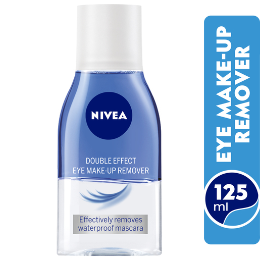 Nivea Eye Makeup Remover Double Effect Sensitive Lashes Protection 125ml