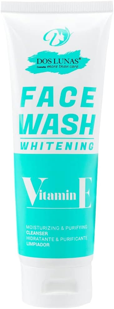 Dos Lunas Daily Foaming Cleanser, Face Wash With Vitamin E, Whitening Face Wash 120 Ml