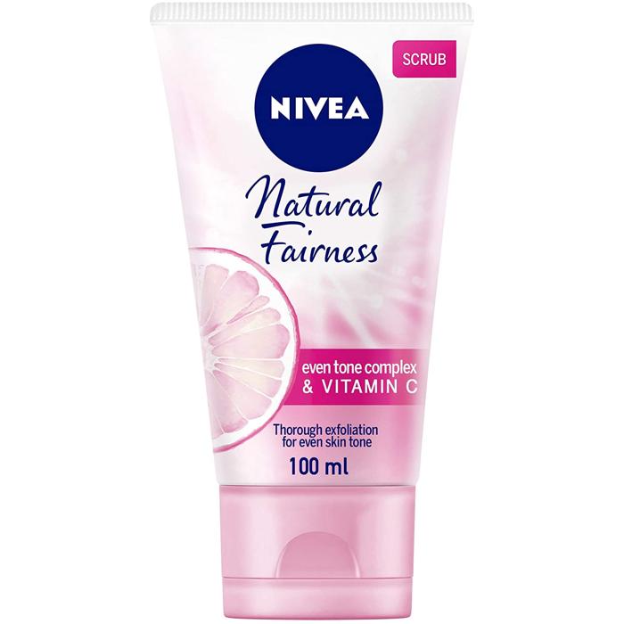 Nivea Face Scrub Exfoliating Natural Fairness Carnitin & Vitamin C 100ml