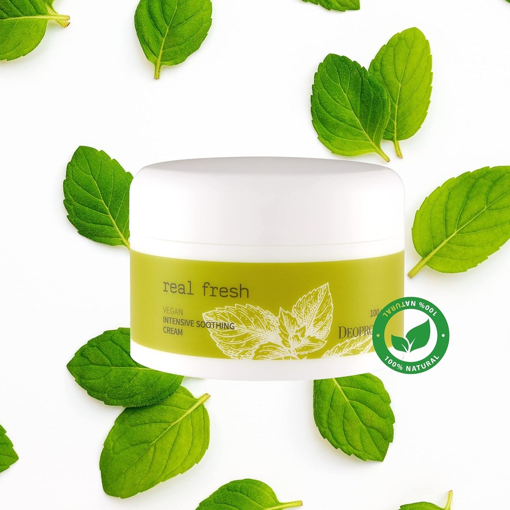 Deoproce Real Fresh Vegan Intensive Soothing Cream