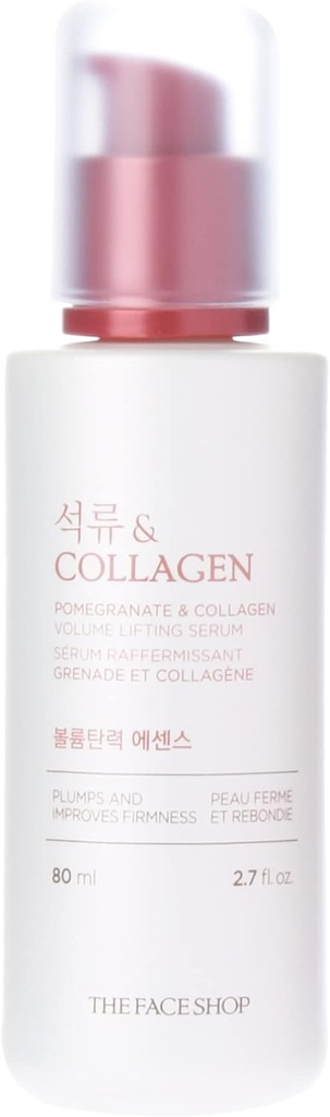 The Face Shop Pomegranate And Collagen Volume Lifting Serum, 80 Ml