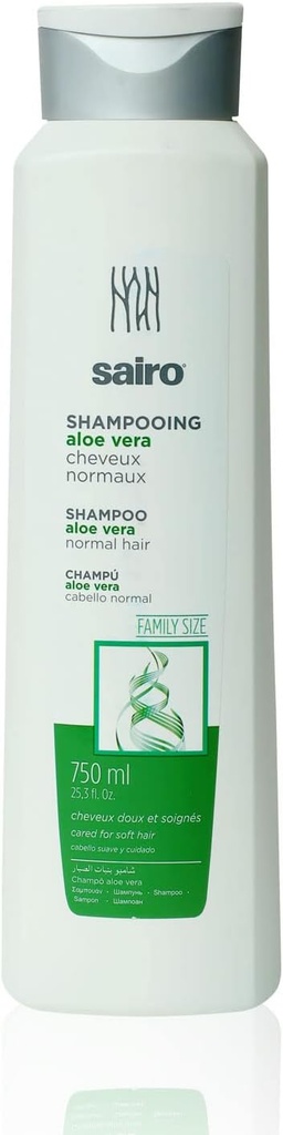 Sairo Aloe Vera Shampoo 750 Ml, White/green