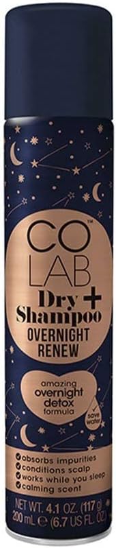 Overnight Renew Dry Shampoo - Dry Shampoo - With Notes Of Amber And Tonka - Vegan Product - 117 G