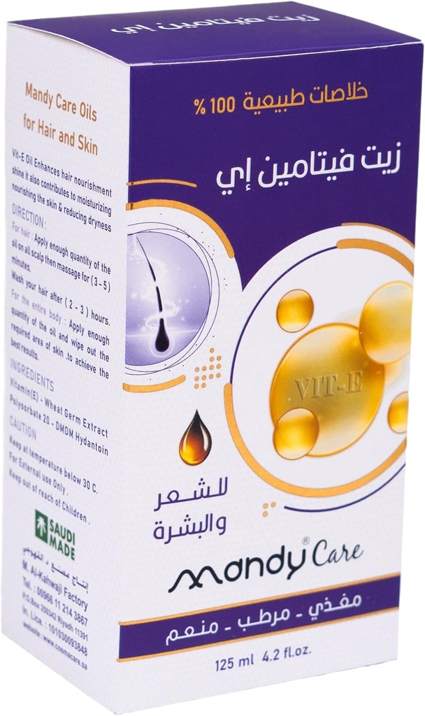 Vitamin E Mandy Care Oil 4.2 Oz