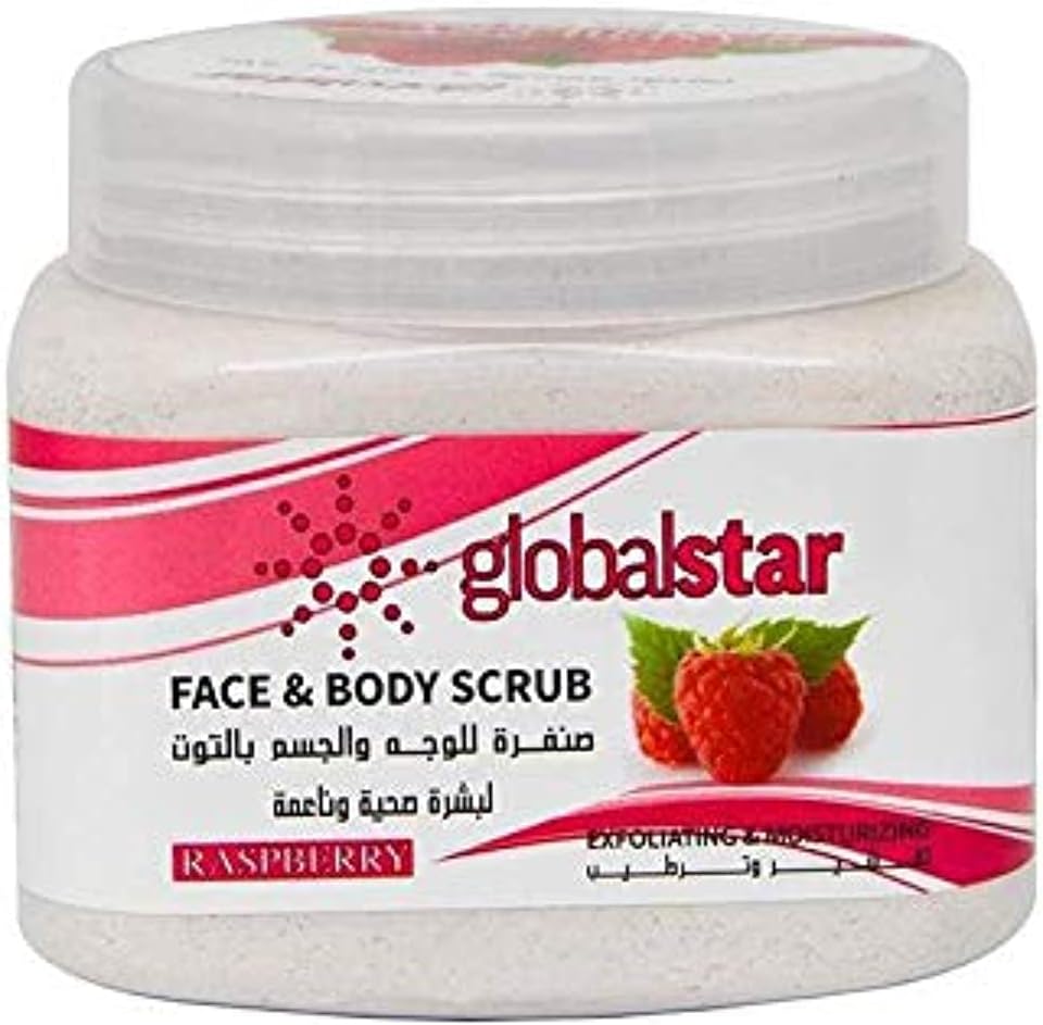 GlobalStar Raspberry Face And Body Scrub, 500 Ml