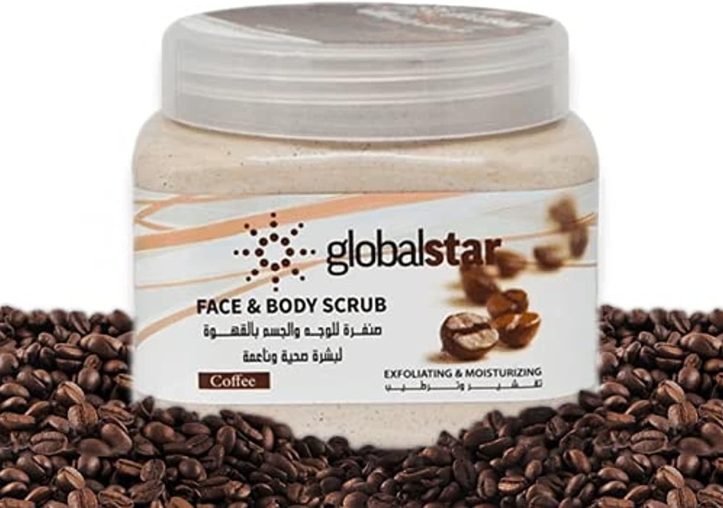 GlobalStar Coffee Face And Body Scrub, 500 Ml, Multicolour