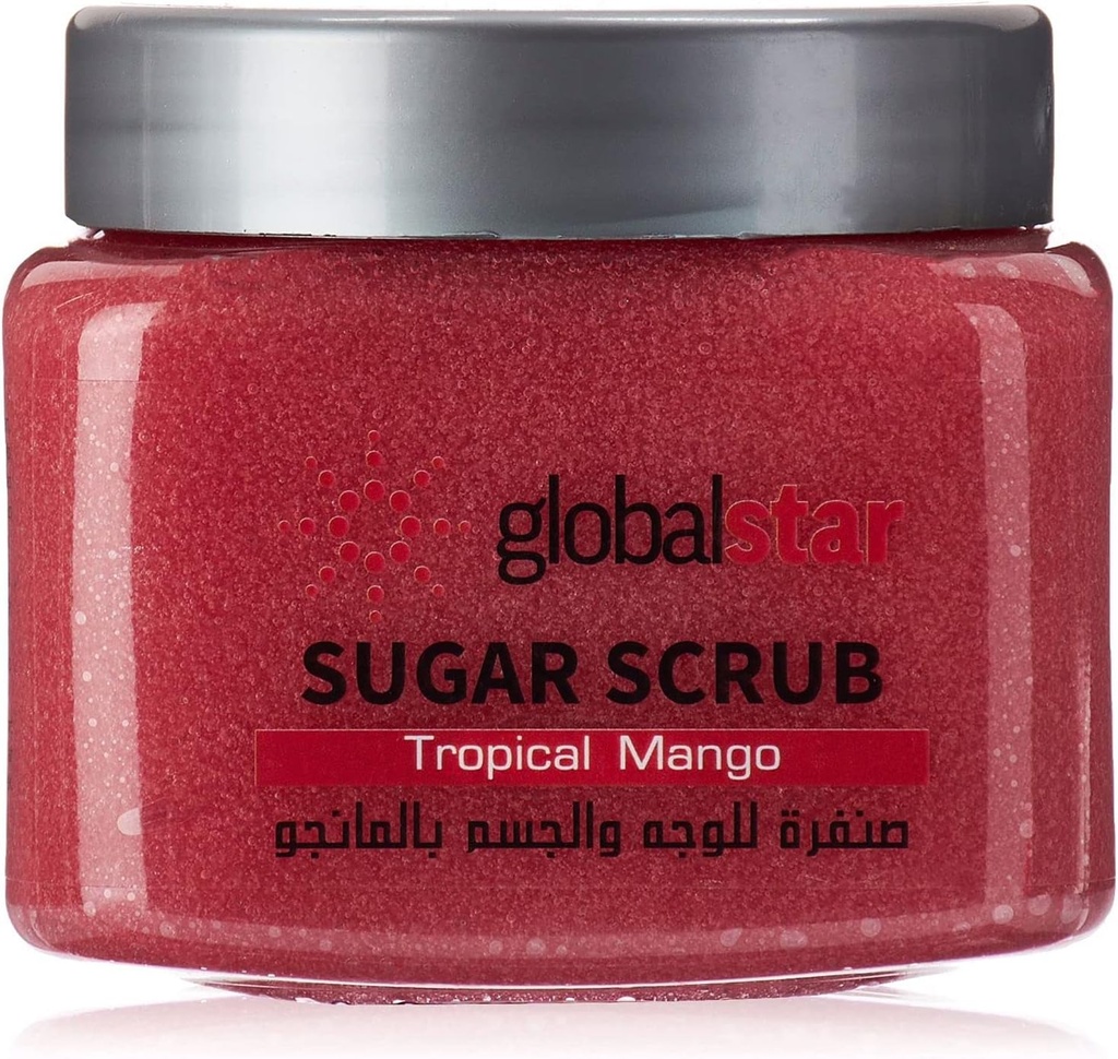 GlobalStar Face And Body Sugar Scrub With Mango, 600g