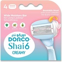 Dorco Shai 6 Creamy Razor Cartridges 4-pieces