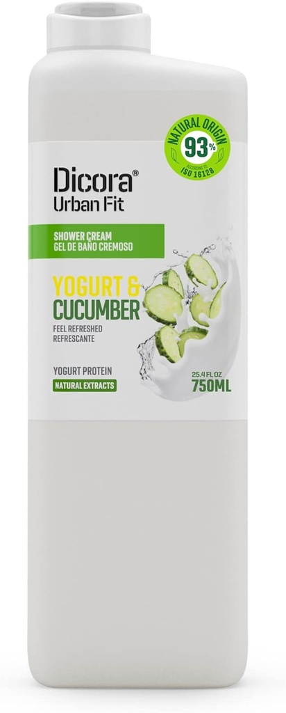 Dicora Yoghurt And Cucumber Shower Cream 750 Ml