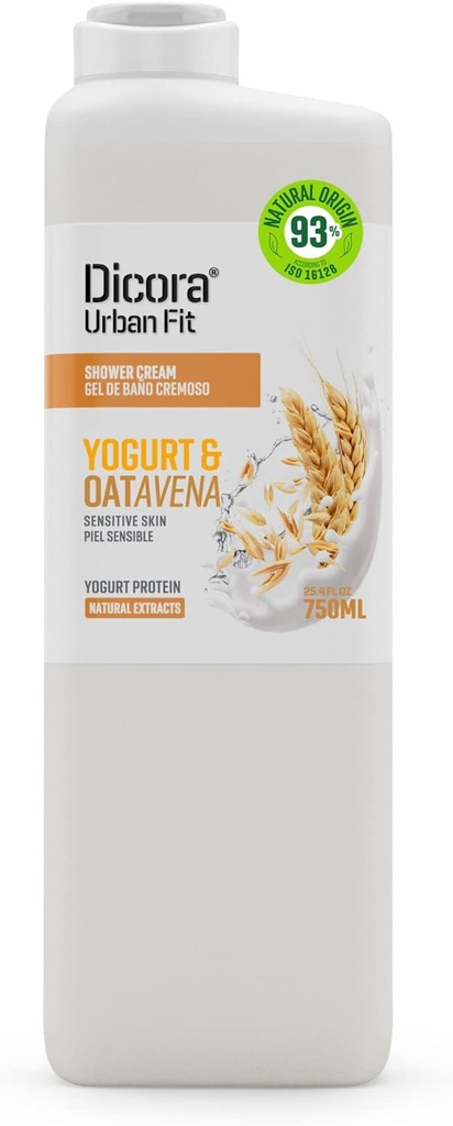 Dicora Yogurt And Oats Shower Cream 750 Ml