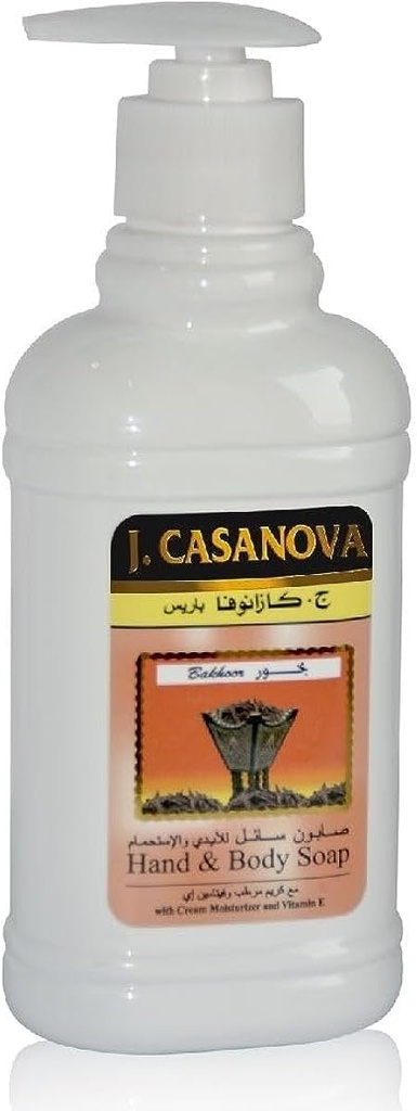 J. Casanova Bakhoo Hand And Body Soap Liquid 250 Ml