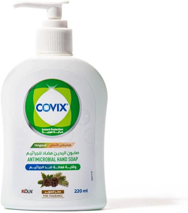 Covix Antimicrobial Hand Soap 220ml Original Pine