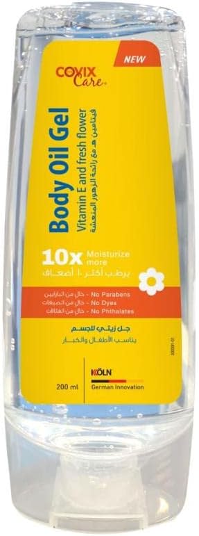 Covix Care Body Oil Gel Vitamin E And Fresh Flower 200 Ml