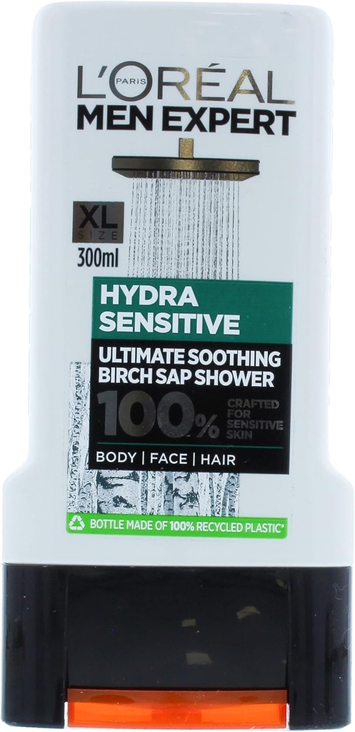 Loreal Men Shower Gel Hydra Sens, 300 Ml