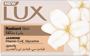 Lux,bar Soap For Radiant Skin, Jasmine, With Vitamin C, E, And Glycerine, 120g