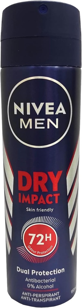 Nivea Men Dry Impact Skin Friendly 72h 150ml