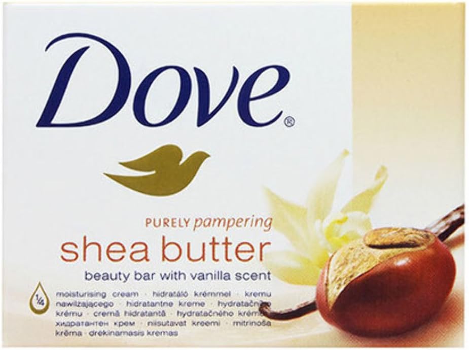 Dove Purely Pampering Shea Butter Beauty Bar With Vanilla Scent Soap , 90 gm