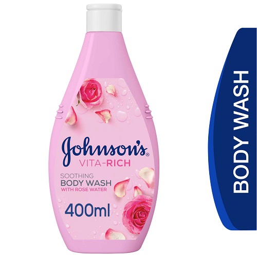 Johnsons Vita Rich Soothing Body Wash With Rose Water - 400ml