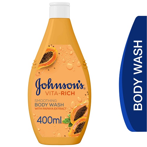 Johnson's Body Wash - Vita-rich Smoothing Papaya 400ml