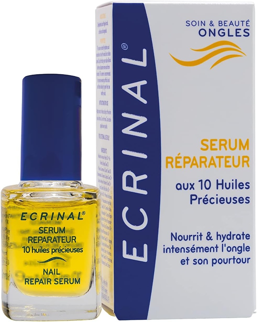 Ecrinal Repair Serum With 10 Precious Oils For Nails, 0.34 Fluid Ounce