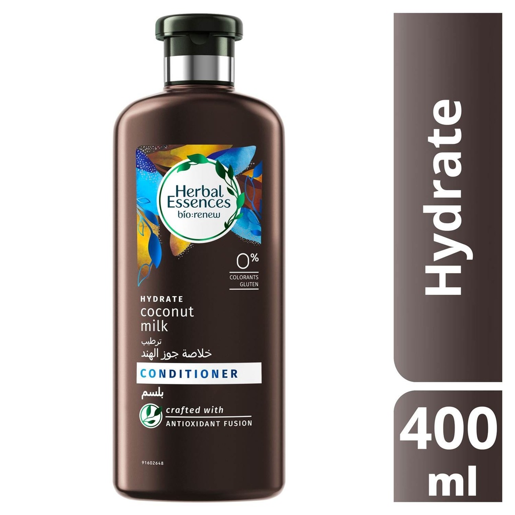 Herbal Essences Bio:renew Hydrate Coconut Milk Conditioner 400 ml