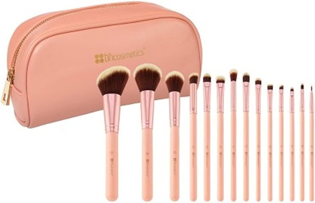 14 Piece Bh Chic Brush Set With Cosmetic Case