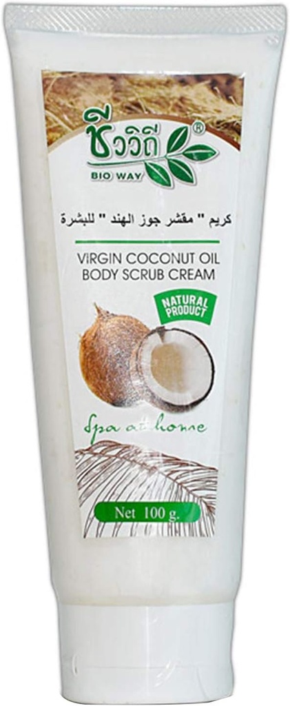 Bio Way Virgin Coconut Oil Body Salt Scrub Cream 100 Ml