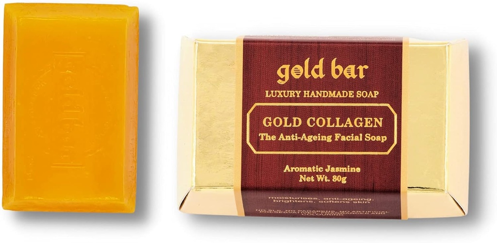 Gold Bar Anti-ageing Gold Collagen Facial Soap 80g