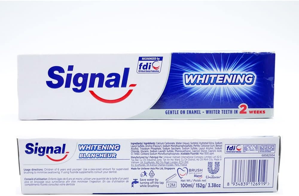 Signal Toothpaste Whitening, White