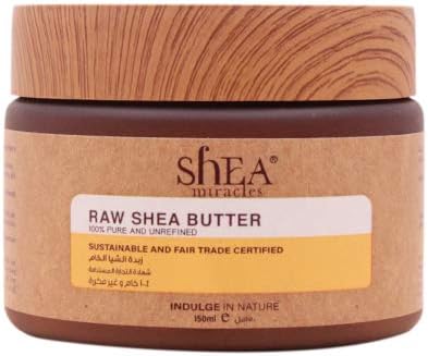 Shea Miracles Body Butter Raw And Unrefined, 150 Ml