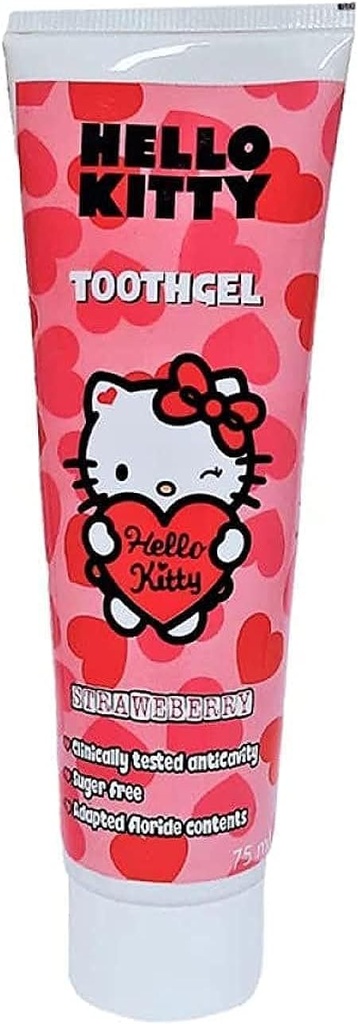 Hello Kitty Kids Strawberry Teeth Gel 75ml