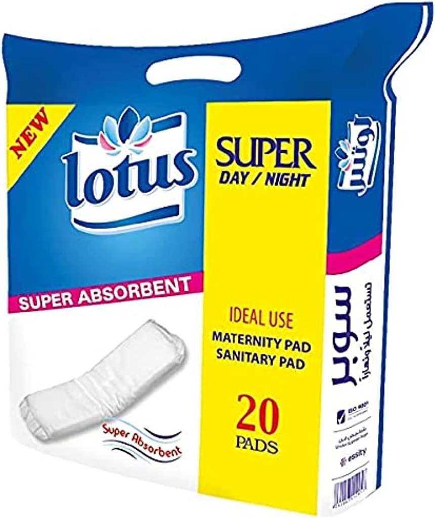 Lotus Maternity Pads Super, 20 Pads - Pack Of 1