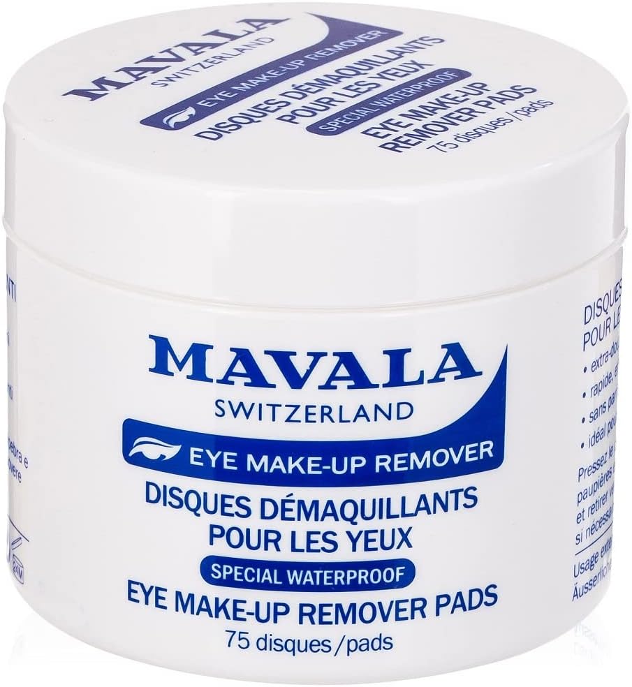 Mavala Eye-lite Eye Makeup Remover Pads, 75 Count