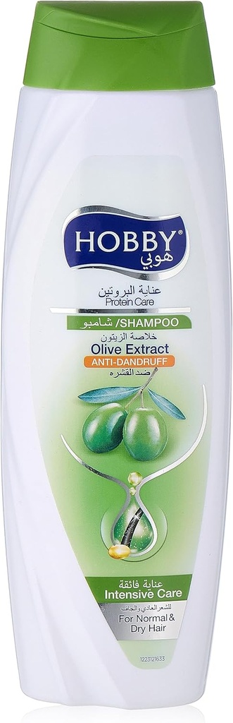 Hobby Intensive Care Olive Shampoo | Anti - Dandruff | For Normal & Dry Hair - 600 Ml