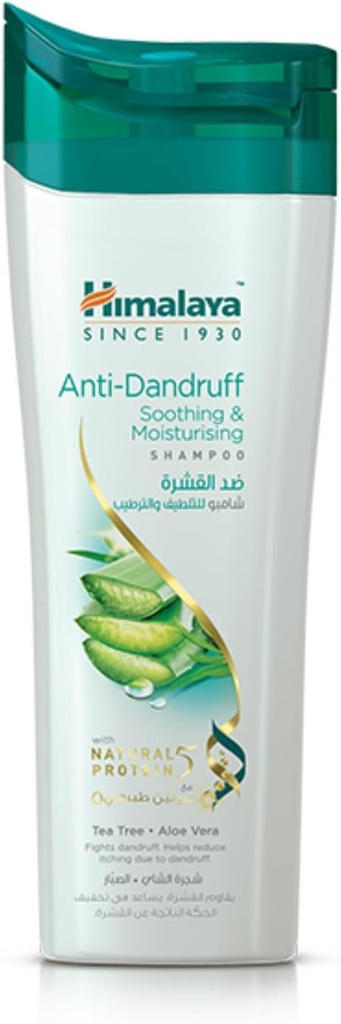 Himalaya Anti Dandruff Gentle Clean Shampoo 400ml With Tea Tree And Herbal Actives