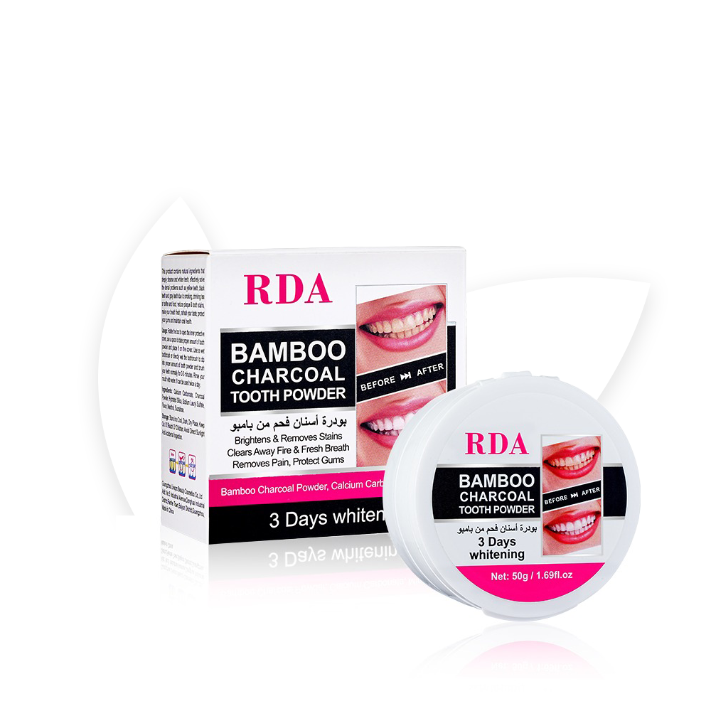 Rdi Teeth Whitening Powder Bamboo Charcoal 50g