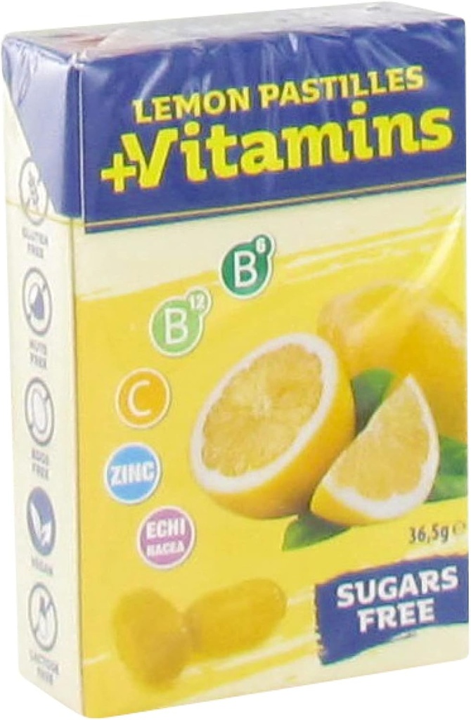 Papermints Lemon Pastilles And Vitamin Tablets 36.5 G