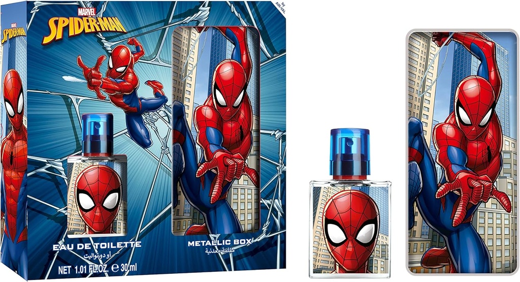 Spiderman Set {edt 30ml+metallic Box}