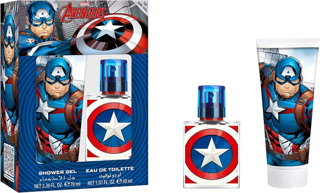 Captain America Set {edt 30ml+showregel 70ml}