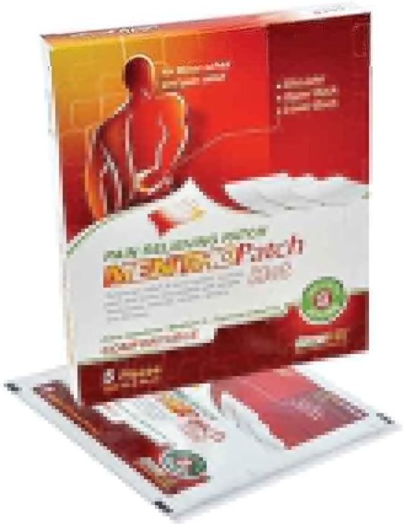 Mentho Patch Hot Back Pain Gel Patch 5-pieces