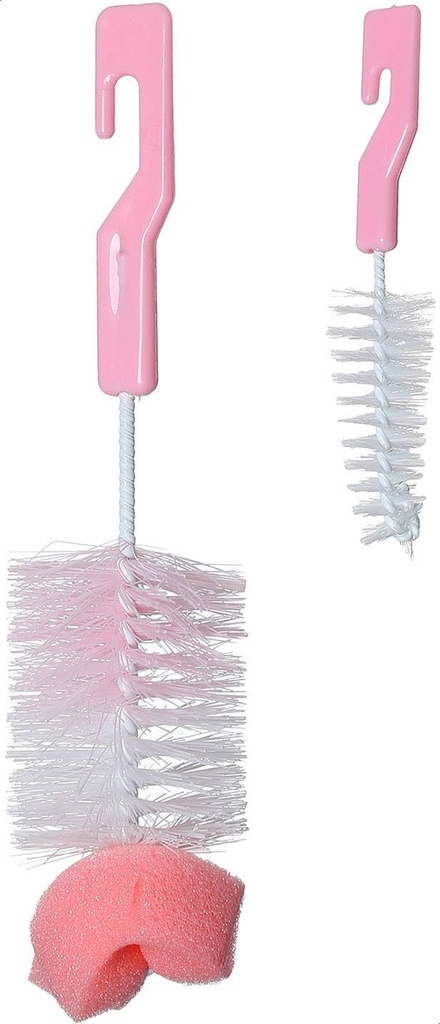 Fish Rotary Bottle Brush - Pink