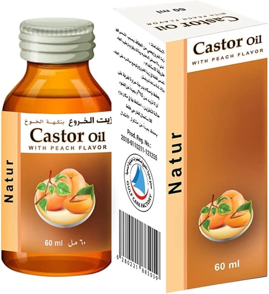 Peach Castor Oil Nator 60ml
