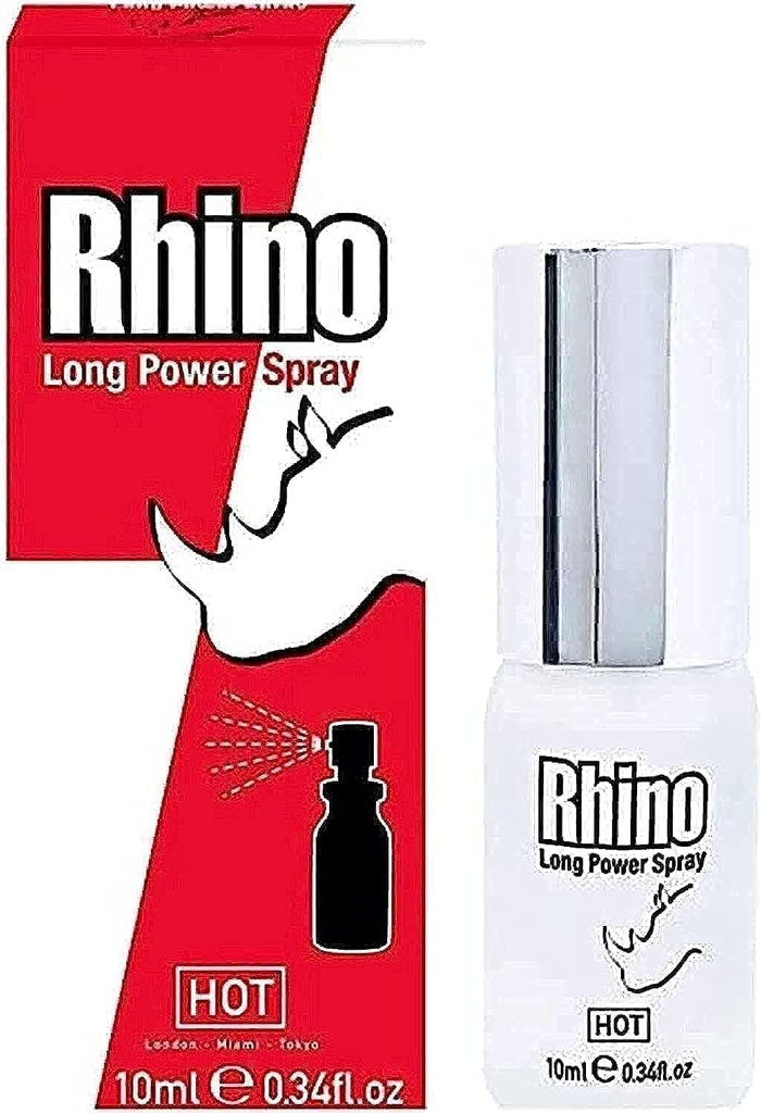 Rhino Long Power Spray Hot -10ml