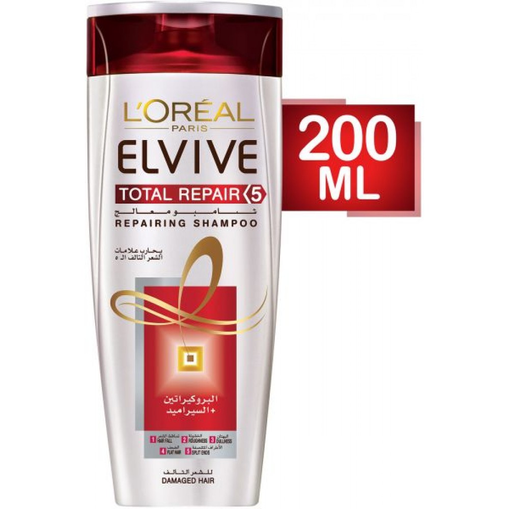 L'oreal Paris Elvive Total Repair 5 Repairing Shampoo 200ml