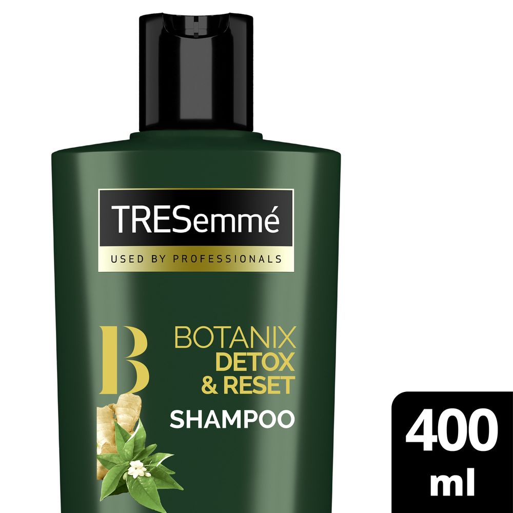 Tresemme Botanix Natural Detox & Reset Shampoo With Green Tea & Ginger 400ml