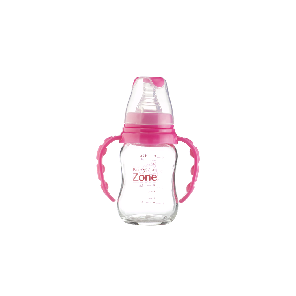 Baby Zone plastic bottle with two handles 120 ml