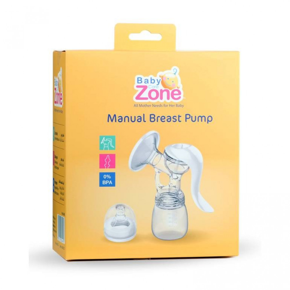 Baby Zone breast pump, 4 accessories, 8498