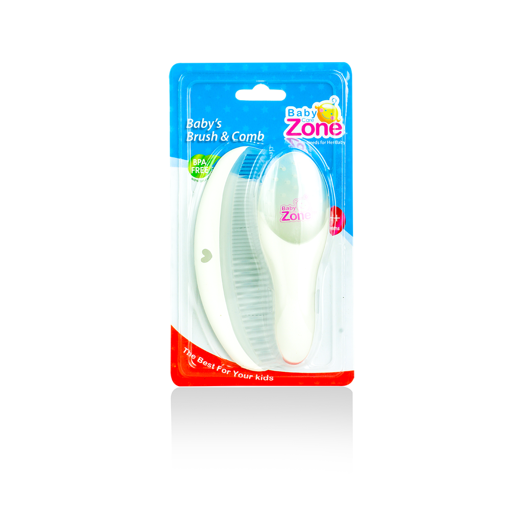 Baby Zone soft brush and comb for children 8451