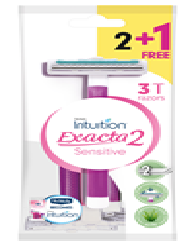 Chick Exacta 2 Women&#39;s Razors 2 Blade Pink 2 + 1 Free